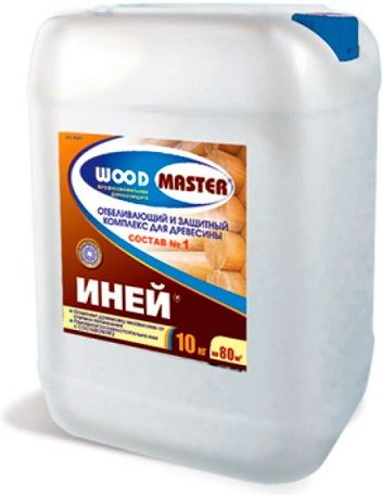 Отбеливатель для древесины Woodmaster Иней, 10 кг купить в СОМ