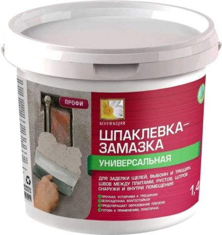 Шпаклевка-замазка ИЖ КОЛЛЕКЦИЯ, универсальная, 3 кг купить в СОМ