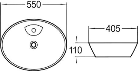 Раковина накладная Comforty 78201 купить в СОМ