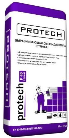 Ровнитель пола Protech Р-41, 25 кг купить в СОМ