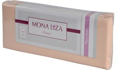 Простыня Mona Liza 160x200x25см на резинке сатин milky купить в СОМ