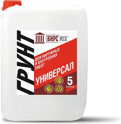 Грунтовка БИРСMIX Универсал, 5 л купить в СОМ