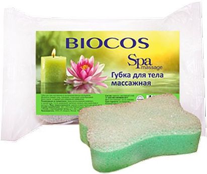 Губка для тела Biocos массажная купить в СОМ
