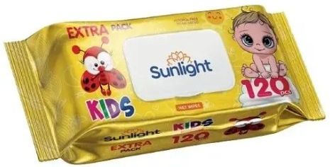 Салфетки влажные Детские 120шт Sunlight купить в СОМ