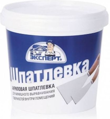 Шпатлевка акриловая Эксперт, морозостойкая, 5 кг купить в СОМ