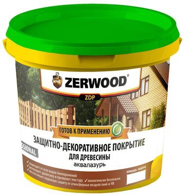Антисептик Zerwood ZDP Аквалазурь, бесцветный, 2.5 кг купить в СОМ