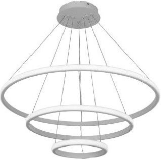 Люстра светодиодная InHome ESTETIKA RING 140W, 8400lm, 3-4-6K, 600х400х200, ПДУ, черный купить в СОМ