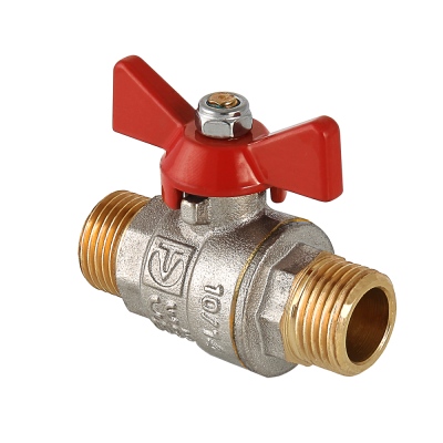 Кран шаровый 1/2" НН, бабочка VT219 купить в СОМ