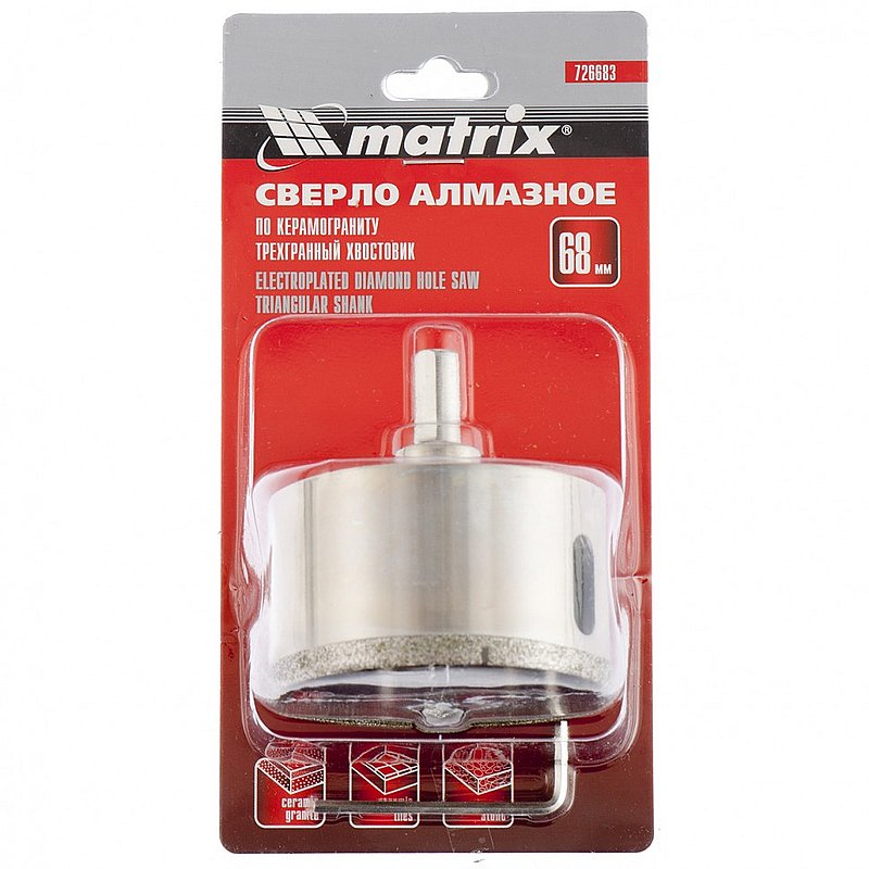 Сверла по кафелю, стеклу