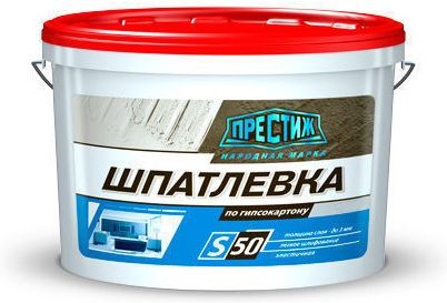 Шпатлевка акриловая по гипсокартону Престиж, 3 кг купить в СОМ