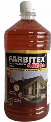 Олифа льняная Farbitex Profi Wood, натуральная, 1 л купить в СОМ