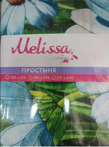 Простыня 215х240см Mona Liza Melissa бязь 555007/ОК купить в СОМ