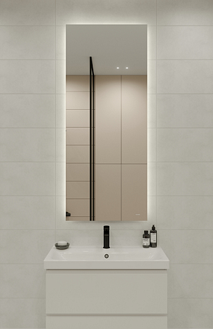 Зеркало Cersanit Eclipse smart, 600 х1450 мм, с подсветкой купить в СОМ