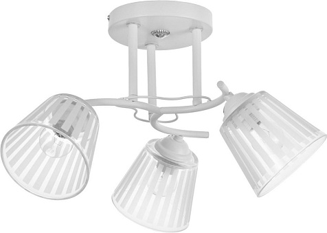 Люстра классическая ЭкономСвет 10084/3WT+CR WCL Е27, 60W, до 7 м². купить в СОМ