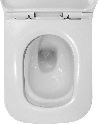 Унитаз подвесной Azario Cascad AZ-2303-A, безободковый, торнадо, сиденье микролифт купить в СОМ