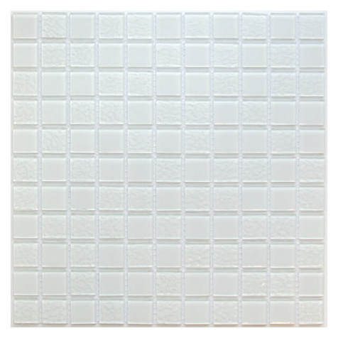 Мозайка стеклянная White rose  300х300 мм (3.5х25х25) Bonaparte купить в СОМ