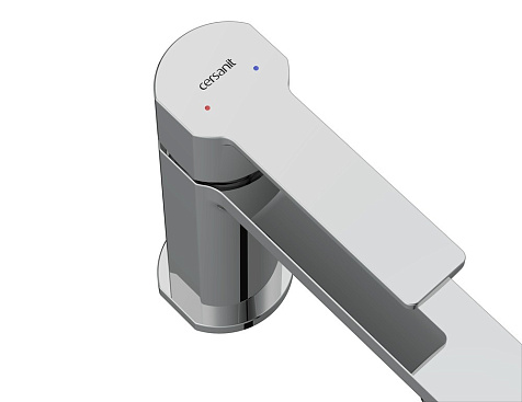 Смеситель для раковины Cersanit Smart A63047, латунь, хром купить в СОМ
