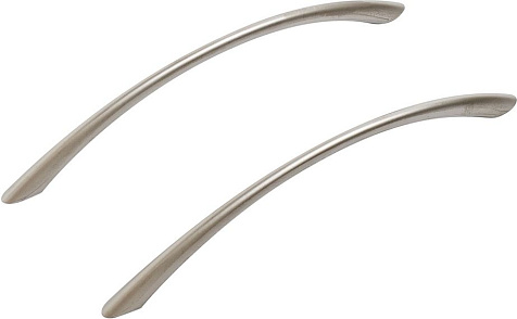 Ручка-скоба мебельная StahlBuro A204-128 SN сатин, уп=2шт. купить в СОМ