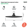 Душевая насадка верхняя круглая Iddis Optima OPH22BRi64, черная купить в СОМ