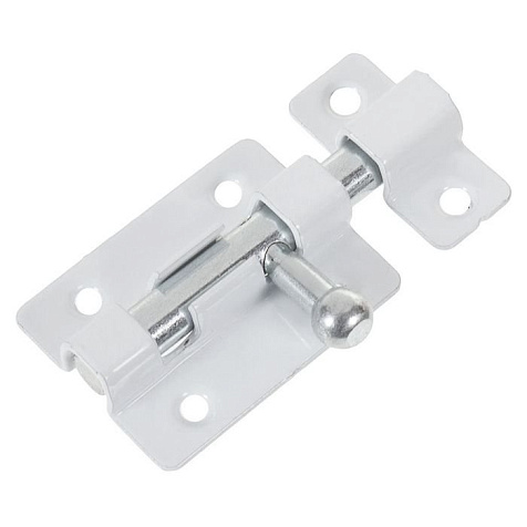 Шпингалет ЗТ-5, белый, 50мм купить в СОМ