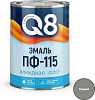 Эмаль ПФ-115 Formula Q8, серая, 0.8 кг купить в СОМ