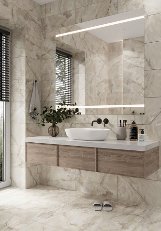 Плитка настенная Beryoza Ceramica Nara  Бежевый, 300х600х9 мм, 6 шт. = 1.08 кв. м купить в СОМ