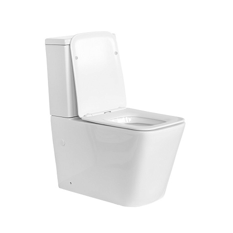 Унитаз-компакт Comforty CF41263S, безободковый, дюропласт, микролифт купить в СОМ