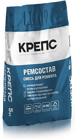 Смесь Ремсостав цементный КРЕПС РС, 5 кг. купить в СОМ