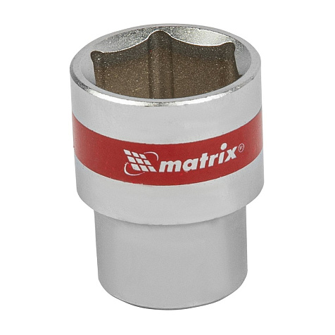 Головка торцевая Matrix, 22мм, 6 граней, CrV, 1/2" купить в СОМ