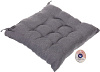 Сидушка на стул SOFT 40x40см серая купить в СОМ