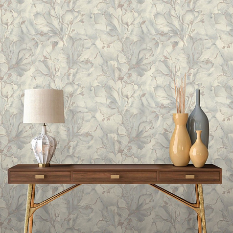 Обои виниловые на флизелиновой основе 7300-11 Euro Decor Moonbloom, 1.06 х 10 м . купить в СОМ