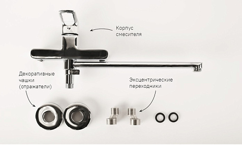 Смеситель для ванны Iddis Spin SPISBL2i10WA купить в СОМ