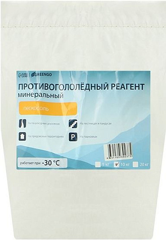 Противогололедная пескосоляная смесь Пескосоль 10 кг купить в СОМ