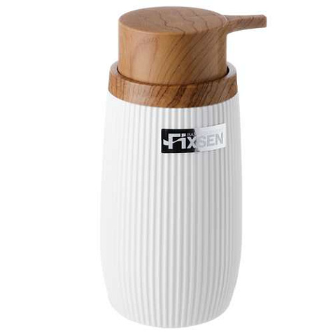 Диспенсер для жидкого мыла Fixen White Boom FX-412-1 70х70х153мм белый купить в СОМ