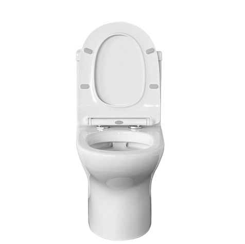 Унитаз монолит Comforty CF41083OP, безободковый, дюропласт, микролифт купить в СОМ
