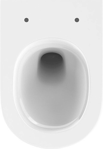 Унитаз подвесной Cersanit Brasko Vortex DPL EO slim, безободковый, торнадо, дюропласт, микролифт купить в СОМ
