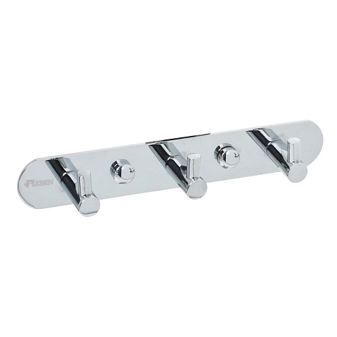 Крючок Fixsen Hotel FX-31005-3, на планке 3 крючка купить в СОМ