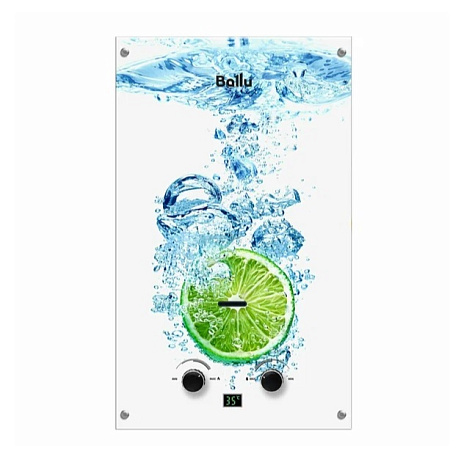 Водонагреватель проточный газовый Ballu GWH 10 Fiery Glass Lime купить в СОМ