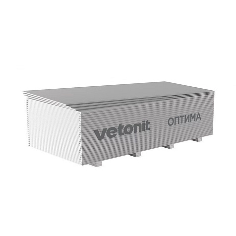 Гипсокартон Vetonit 2500x1200х12.5 мм купить в СОМ
