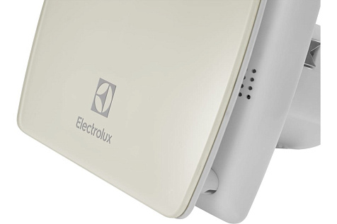 Вентилятор Electrolux Glass EAFG-100 beige вытяжной, подшипники качения, обратный клапан купить в СОМ