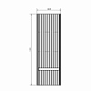 Пенал подвесной Comforty Марсель-40, белый матовый купить в СОМ