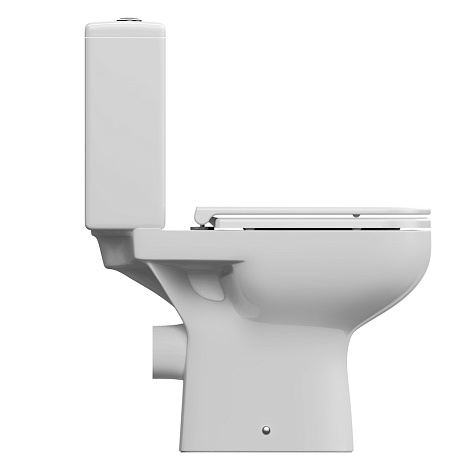 Унитаз-компакт Cersanit Colour CleanOn, безободковый, дюропласт, микролифт купить в СОМ