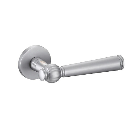 Ручки дверные на тонкой круглой накладке BUSSARE VASO A-41-50 M.CHROME купить в СОМ