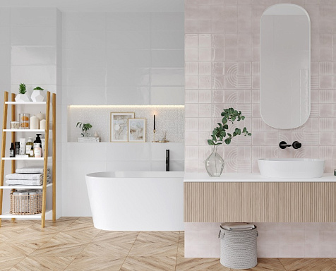 Плитка настенная Gracia Ceramica Sweety white wall 01, 250х600х9 мм, 7 шт. = 1.05 кв. м купить в СОМ