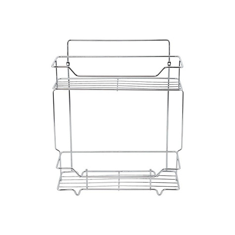 Полка для ванной Milardo Grid GRICS2CM44, прямая, двухэтажная купить в СОМ