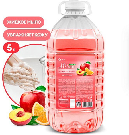 Мыло жидкое Milana Эконом Fresh Fruits 5л купить в СОМ