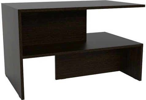 Стол журнальный Зигзаг, Венге, 800х500х504 мм купить в СОМ