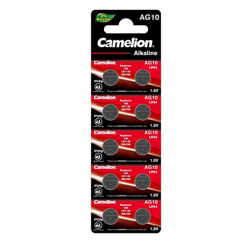 Элемент питания Camelion, G10 (LR1130) купить в СОМ
