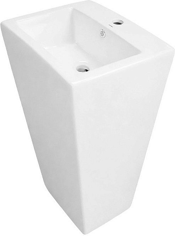 Раковина напольная Azario Fretta Square AZ-303 440 х380 х835 мм, отдельностоящая купить в СОМ