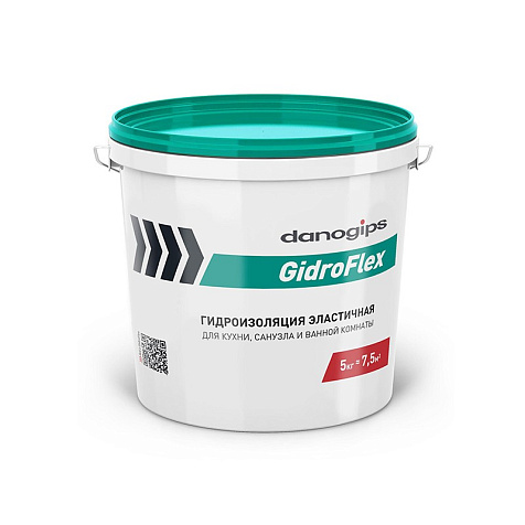 Гидроизоляция DANOGIPS GidroFlex, 5кг купить в СОМ
